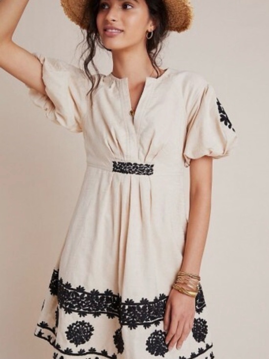 Anthropologie Dresses & Skirts - Anthropologie Orla Embroidered mini dress
